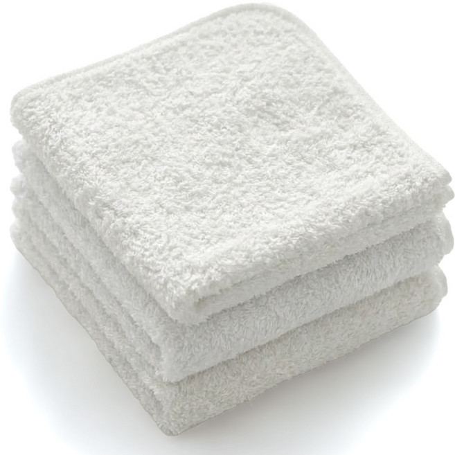 센슈 일본 오가닉 먼지없는 무염색 손수건 3p