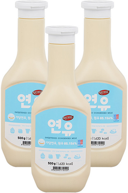 리치스 연유500g x 3개, 500g