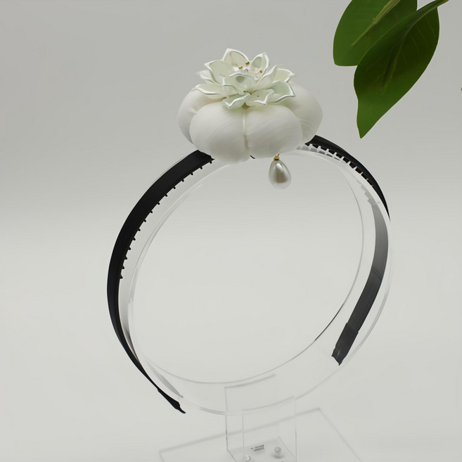 DRESSHOUSE 비단길 꽃다지 호박 머리띠