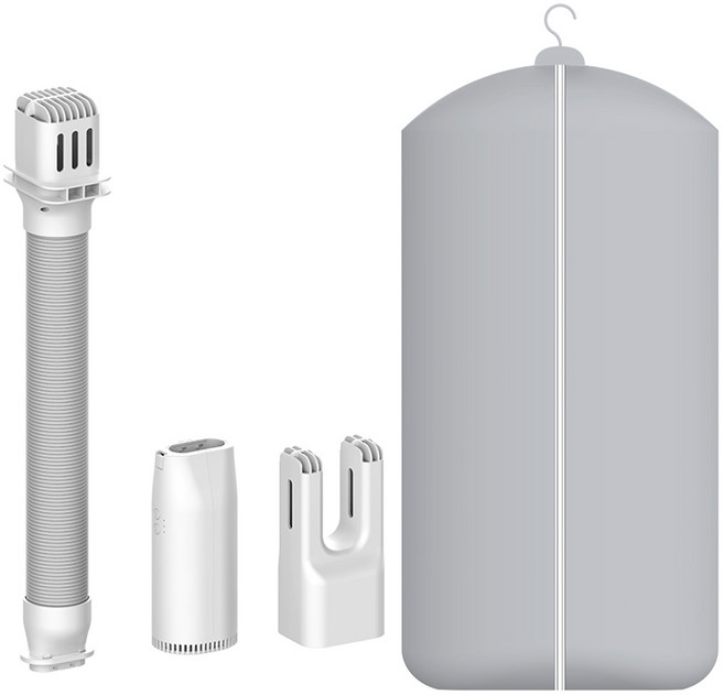 다용도 휴대용 건조기 신발을 건조시키다 이불을 건조시켜라 건조기 여행 가능한 건조기 3in1, 흰색