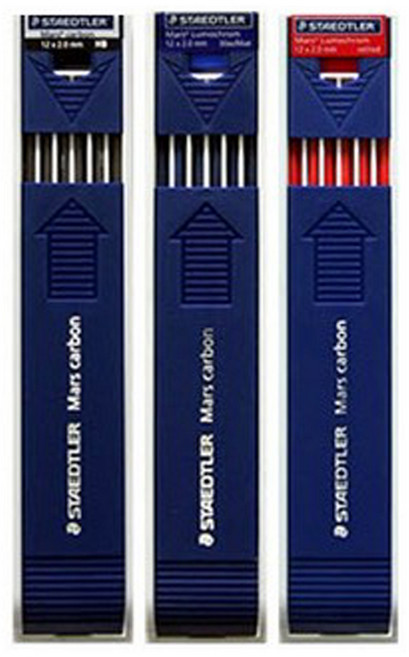 자바 2.0 홀더펜심(흑/청/적) / 홀더심 / 홀더펜 샤프심, 청색