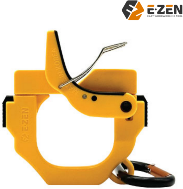 (색상선택가능) 이젠 국산 원터치 케이블타이 홀더 고정 걸이 클립 밴드 보관 정리 황부장 EQ-100, 1개, 노랑