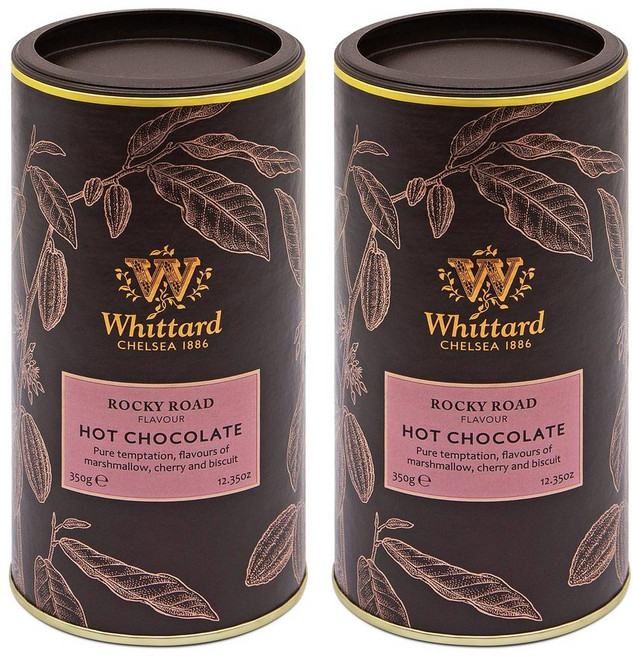 위타드 록키로드 핫 초콜렛 핫초코 파우더 Whittard Rocky Road Hot Chocolate, 350g, 2개