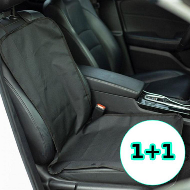 잡다몰 1+1 강아지 차량용 애견 뒷좌석 방수 자동차 매트 반려견 시트 쿠션 방석 커버 방지 보호대 접이식 확장형 뒷자석 아이보리, 2개, 없음