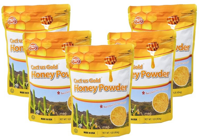 캑터스 골드 선인장 허니파우더 꿀가루 /Arizona Honey powder, 5개, 454ml