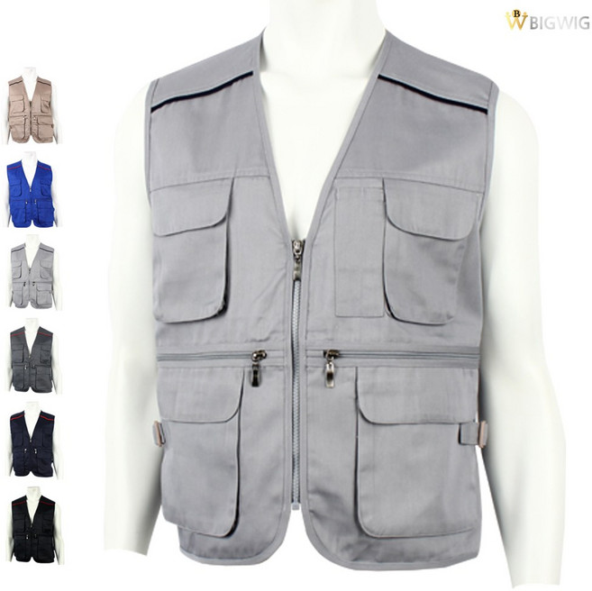 [더빅보스] 남성용 멀티 다용도 조끼 _ 작업복 등산조끼 빅사이즈 포켓 베스트