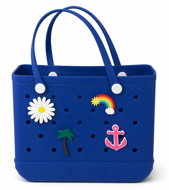 로로먼트 프리미엄 EVA 수영가방 목욕 바구니 방수 비치백 헬스 목욕 가방, 파랑