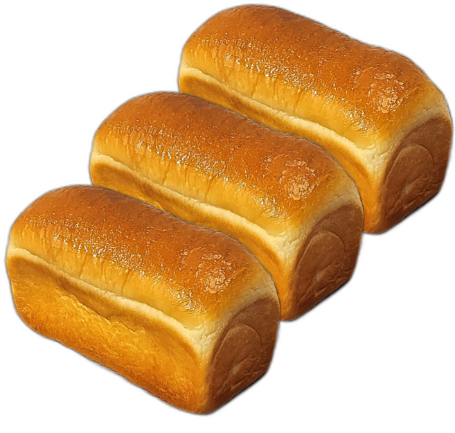 [당일생산/발송] 미니식빵 토스트 샌드위치 브런치빵 3개묶음, 3개, 180g