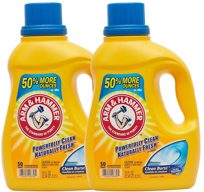 암앤해머 클린버스트 세탁세제, 2.21L, 2개 - 쿠팡