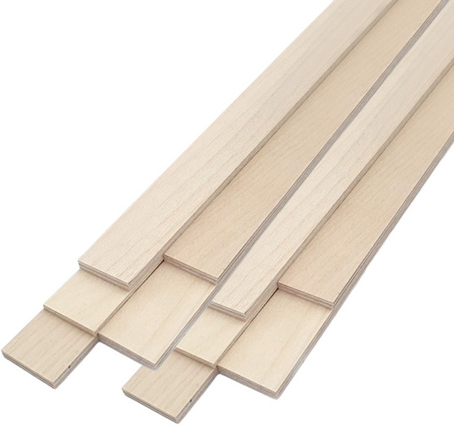 아이베란다 자작나무 합판 목재 쫄대 몰딩 4x30x800mm, 10개