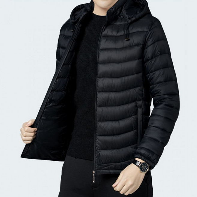 작업 패딩 베이직 점퍼 남성 방한 등산