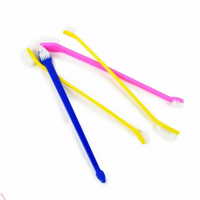 강아지 칫솔 고양이손가락칫솔 강아지치약칫솔, 1개