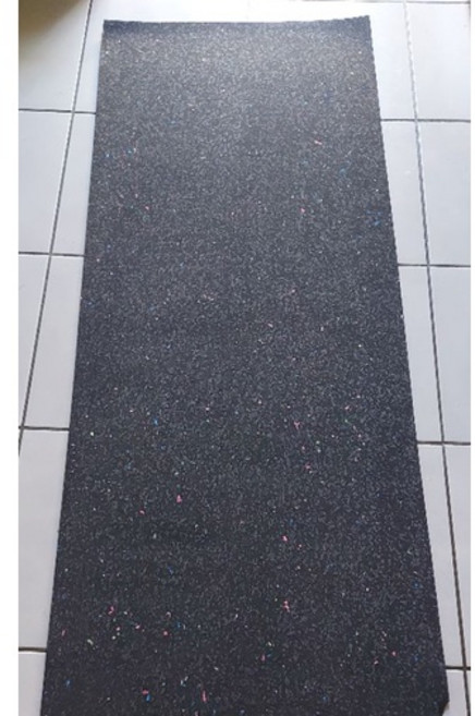 多功能瑜珈墊 NG款 花色系列, 黑色,170＊60＊0.4cm, 1個