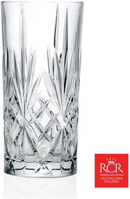 RCR 크리스탈 하이볼잔 360ml 칵테일잔 일자 맥주잔 아이스커피잔 유리컵 멜로디아, 1개