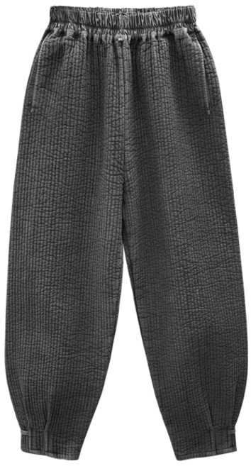 누비 밴딩 바지