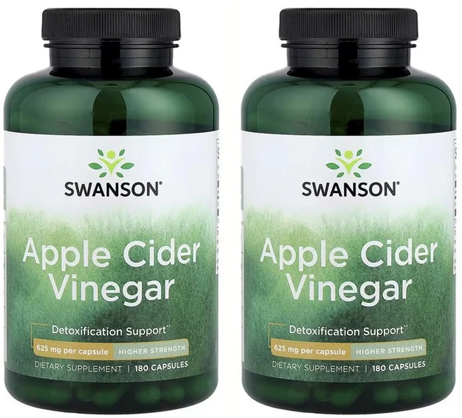 스완슨 애플 사이다 비니거 캡슐, 2개, 180정 - 쿠팡