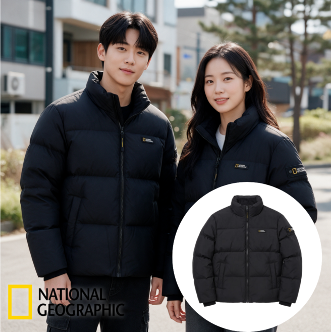 6위 - 내셔널지오그래픽 패딩 레이만 다운 점퍼 자켓 + 목토시