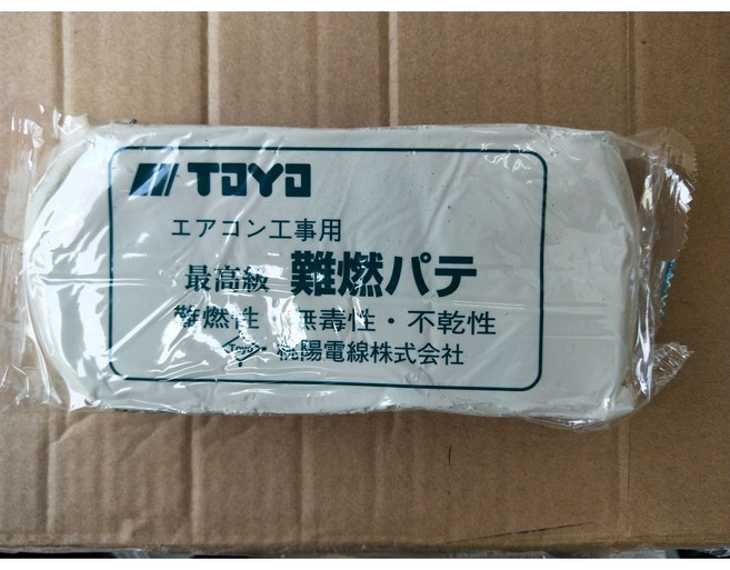 TOYO 日本製 密封膠泥 防水補洞填補土 1公斤 (1000公克), 1個, 1000g/長18寬7.5高4公分