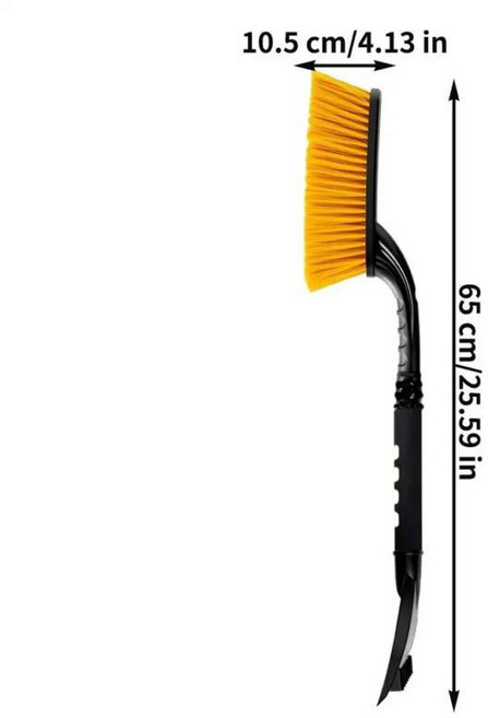 자동차 눈 삽 확장 가능한 청소 얼음 스크레이퍼 앞유리 스노우 브러시 겨울 도구, 1개