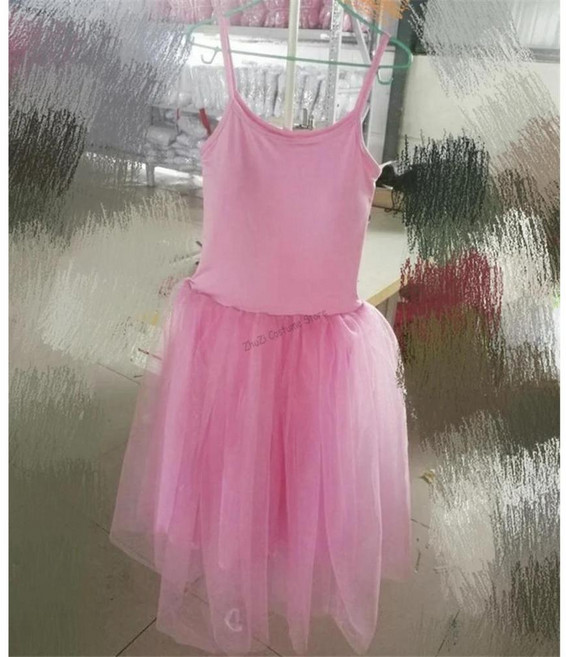 블랙 화이트 발레 투투 스커트 호수 의상 드레스 할로윈 파티 발레리나 댄스 의류, 3. 핑크 / A. Height 100-110cm