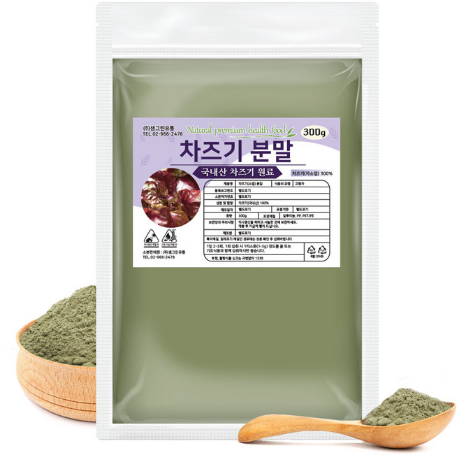 차즈기 분말 가루 국내산 자소엽 차조기 차, 300g, 1개