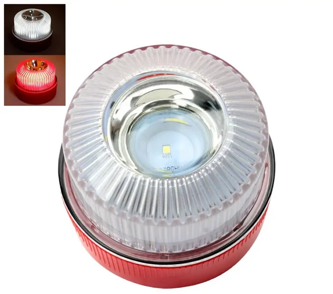 LED 자동차 비상등 V16 플래시라이트 자석 유도 스트로브 점멸 경고등 안전 신호등, 03 B