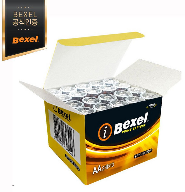 벡셀 알카라인 AA건전지 벌크, 10개입, 10개