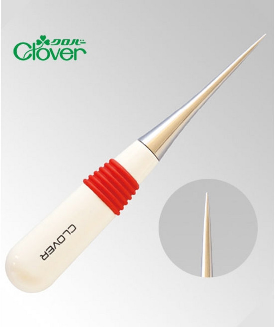 퀼트스타 [크로바] N 둥근형 송곳, 화이트, 1개