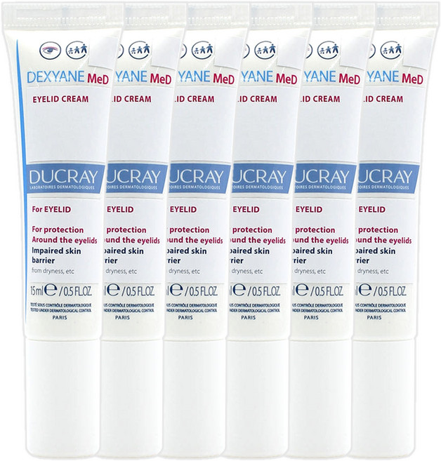 27년4월사용기한 듀크레이 덱시안 메드 아이리드 크림 DUCRAY DEXYANE MED EYELID CREAM, 15ml, 6개