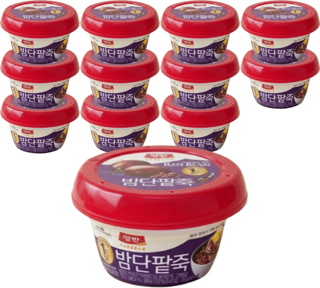동원 양반 밤단팥죽, 285g, 12개