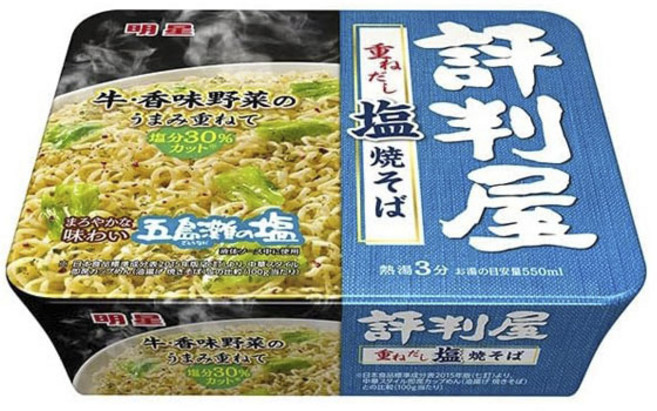 묘조 소문난 가게 시오 야끼소바 104g, 1개