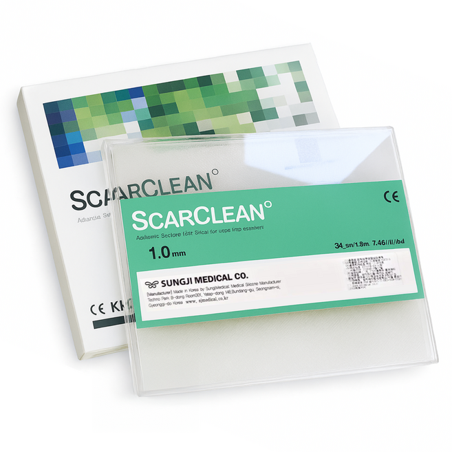 스카크린 흉터관리밴드 실리콘젤시트 재사용 가능, 1세트, B2타입 3x15cm 1매