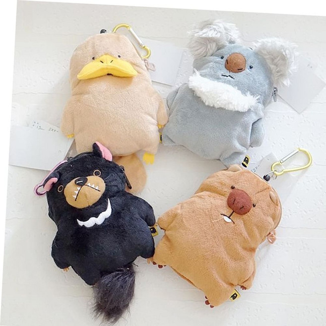 동물에어팟케이스 카드지갑 동전 키링 인형케이스 인형 파우치