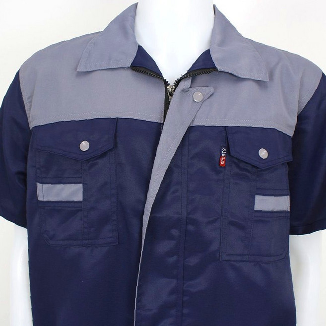 반팔 단체근무복 작업복 현장 유니폼 회사 단체복, 1개