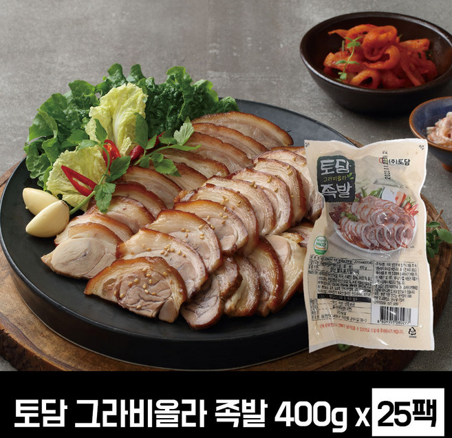 토담 그라비올라 족발 (냉동) 업소용 대용량, 400g, 25개