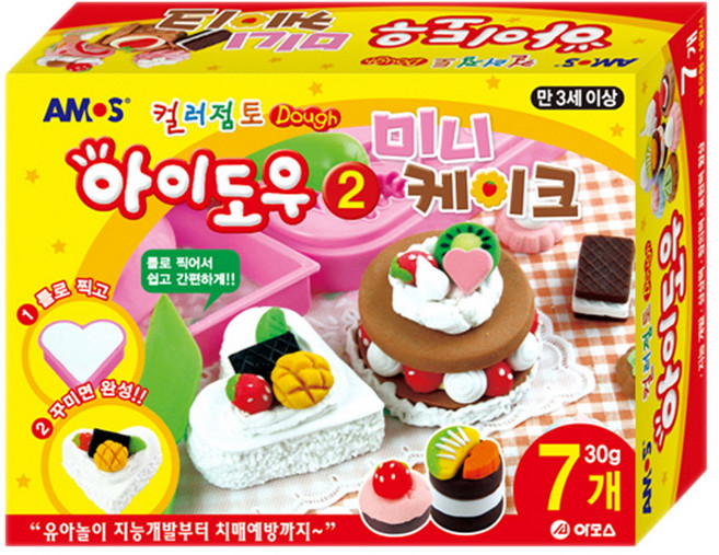아모스 컬러점토 아이도우 미니케이크 만들기, 단품