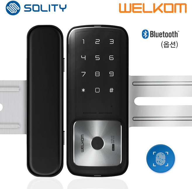 무료설치 웰콤 지문인식 강화유리문용 WG-30B 양문형 블루투스(옵션) 좌우수문인식(키패드자동전환) 상시문열림기능 번호키 상가 매장 업소 빌라 출입문 현관문 디지털도어락 도어록, 방문설치, 웰콤 WG-30B 양문형