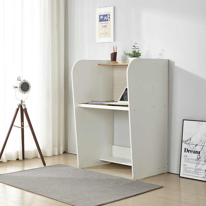 국내제작 친환경 우드빌101 102 105 독서실책상 집중력책상 학생책상 사무실책상 스터디카페 책상 도서관책상, 화이트