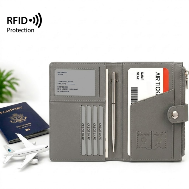 에이르카 여행필수 안전보관 여권지갑