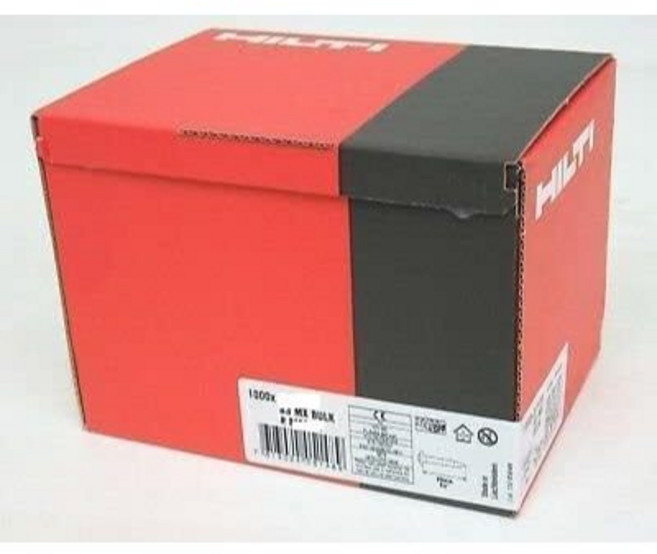 HILTI 喜得釘 混凝土鋼釘 鋼構釘 電動槍釘 1000入, 1個, X-C 24(水泥釘)