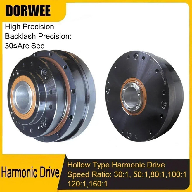 하모닉 기어 드라이브 모터용 기어박스 스테퍼 고정밀 서보 기계식 감속기, [00] Speed Ratio 80 to 1, [00] ZXK40, 1개
