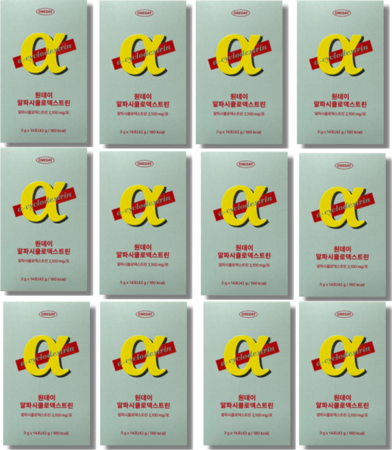 데이즈온 원데이 알파시클로덱스트린 14p, 3g, 168개