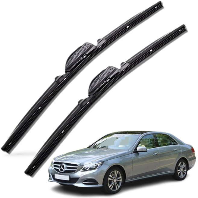 벤츠 E클래스 전차종 순정(호환)형 자동차 프리미엄 하이브리드 와이퍼 윈도우브러쉬 1+1세트, E클래스W212-PR600+600mm커넥터C