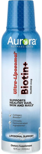 Aurora Nutrascience Ultra-Liposomal® Biotin+ 10 fl oz 300 ml, Aurora Nutrascience, Ultra-Lip, 1개, 300ml - 쿠팡