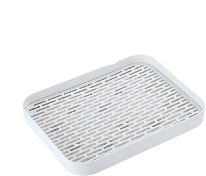 물빠짐트레이 식기 건조대 D형, 1단, 화이트, 1개