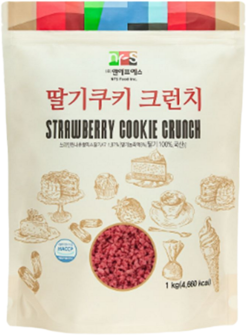 딸기쿠키크런치, 1kg, 1개