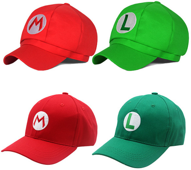 슈퍼 마리오 모자 루이지 캡모자 닌텐도월드 유니버설 스튜디오 여행 졸업사진 코스프레