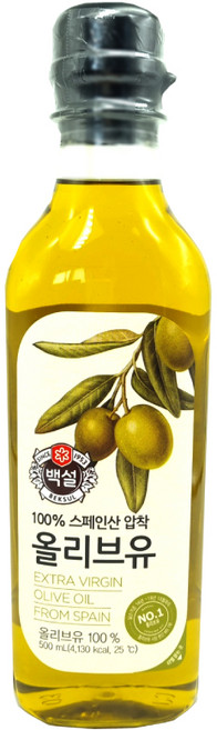 백설 스페인산 압착 올리브유, 500ml, 1개