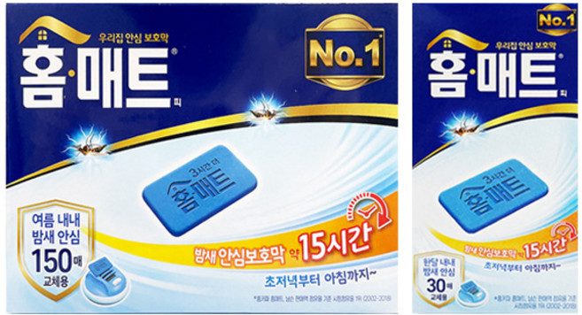 홈매트 교체용 리필 180p, 1박스