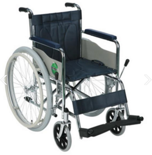 대세엠케어 일반형 스틸 휠체어 보행보조차 P1001, 단품, 1개